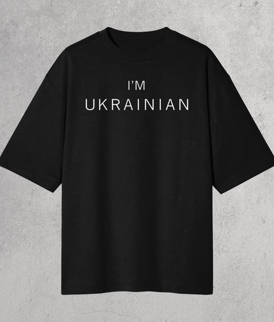 Оверсайз Футболка I am Ukrainian