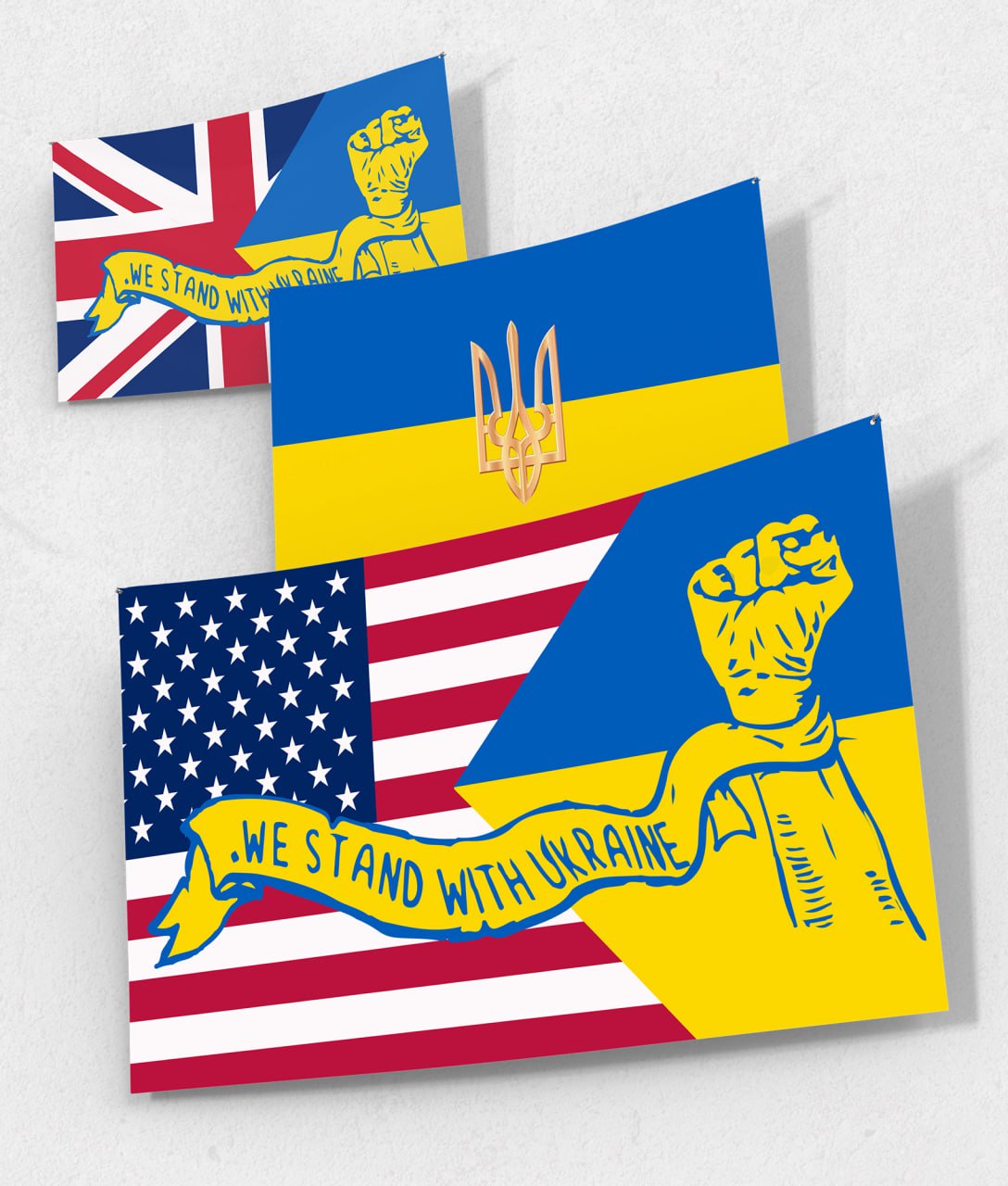 Shop Ukraine Flags Beach Towels-flags | Merch for Charity at ...
