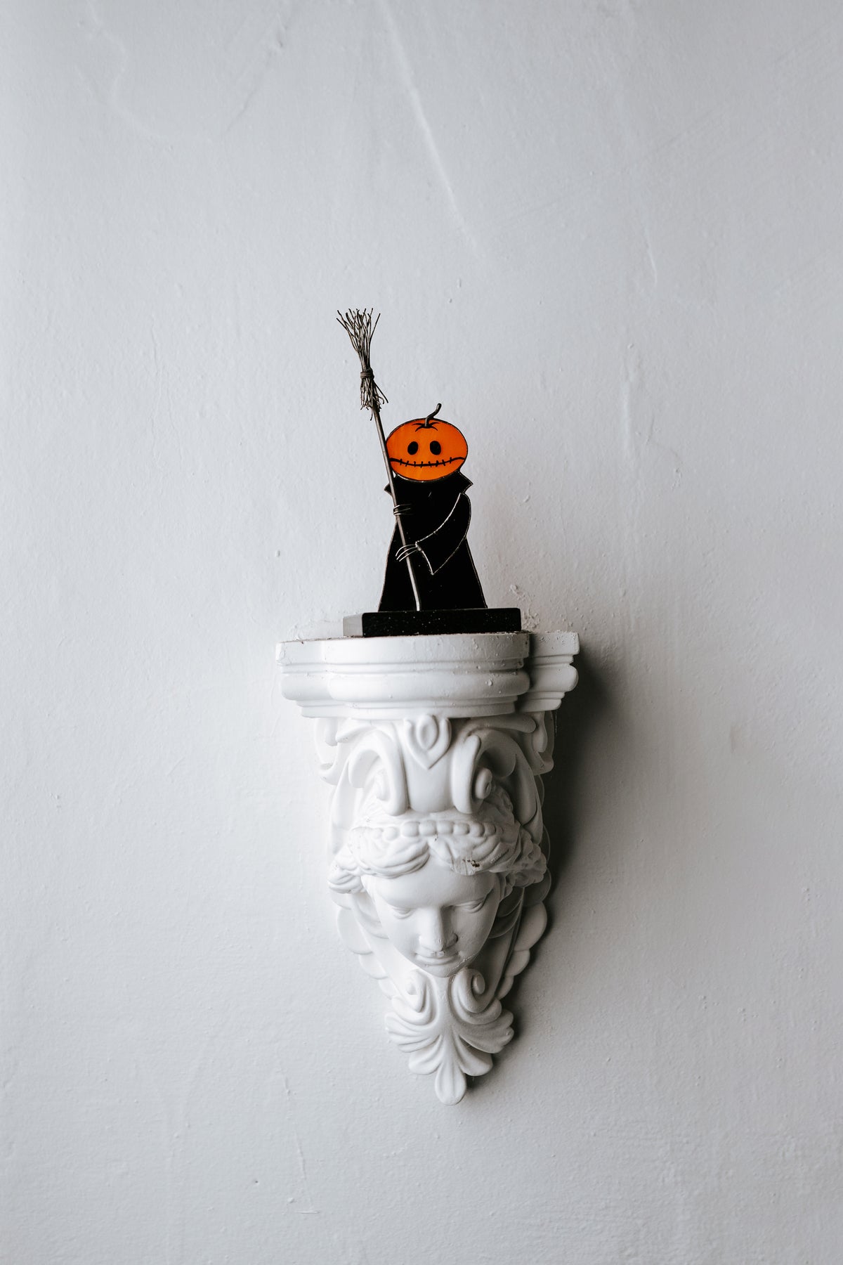 Handmade Stained Glass Pumpkin Figurine | Halloween Suncatcher Decor | Made in Ukraine
