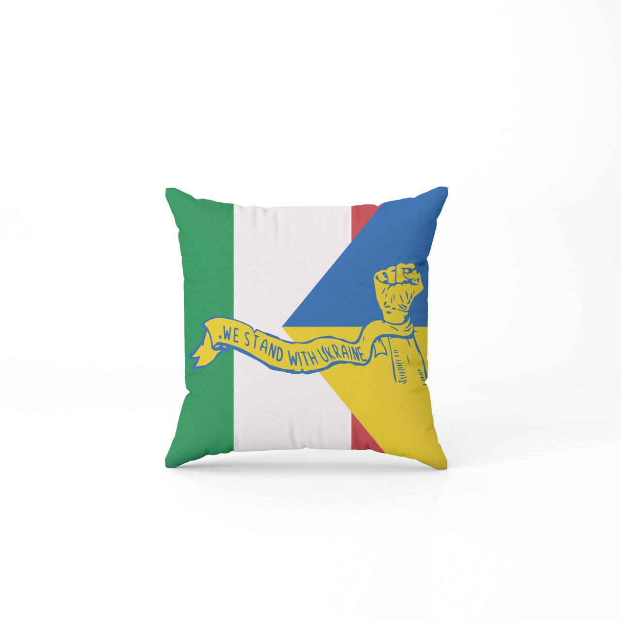 Pillow Italy + Ukraine 40x40 cm