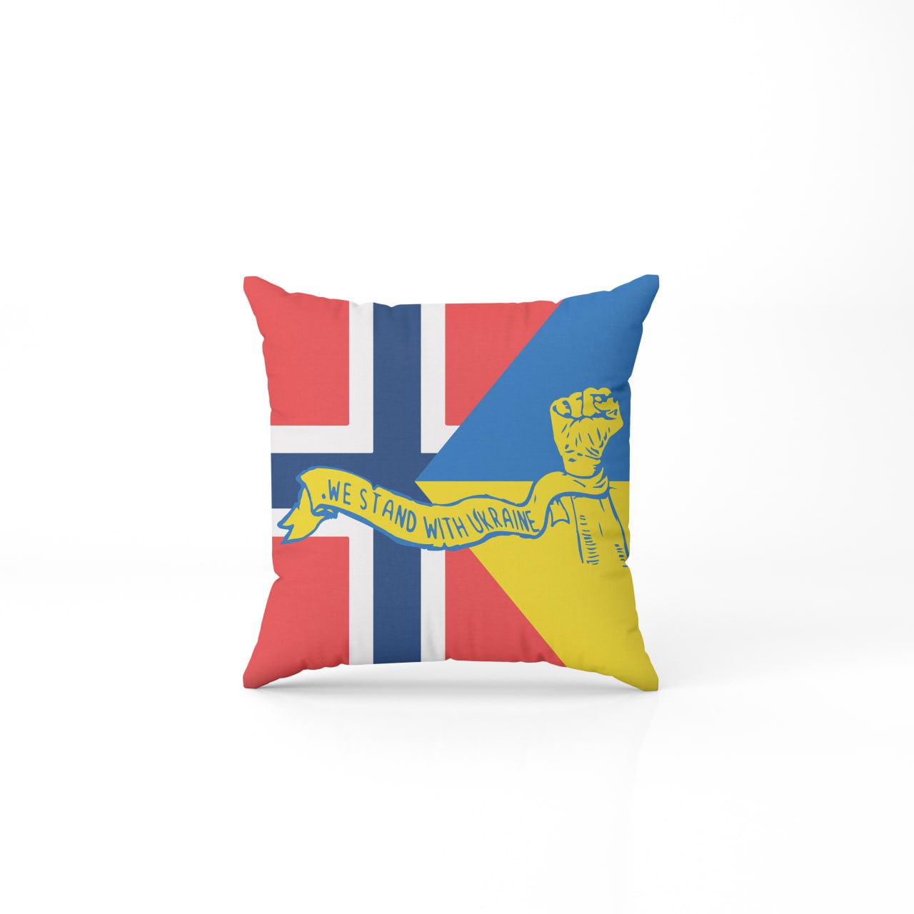 Pillow Norway + Ukraine 40x40 cm