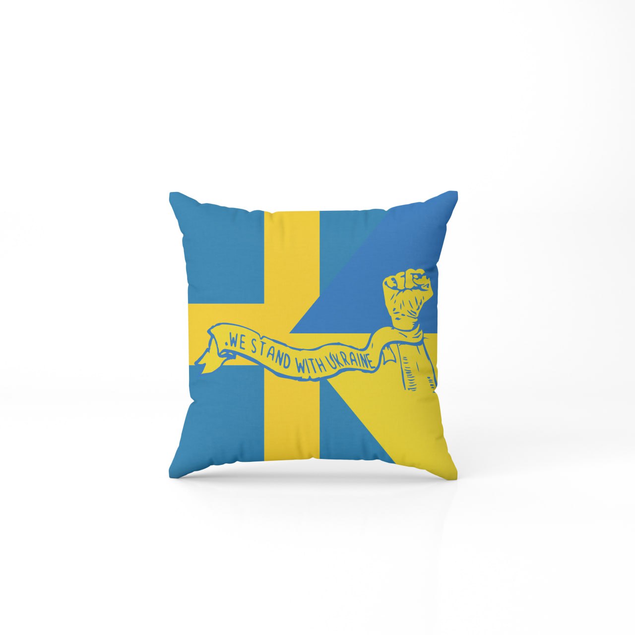 Подушка Швеція + Україна 40х40 см