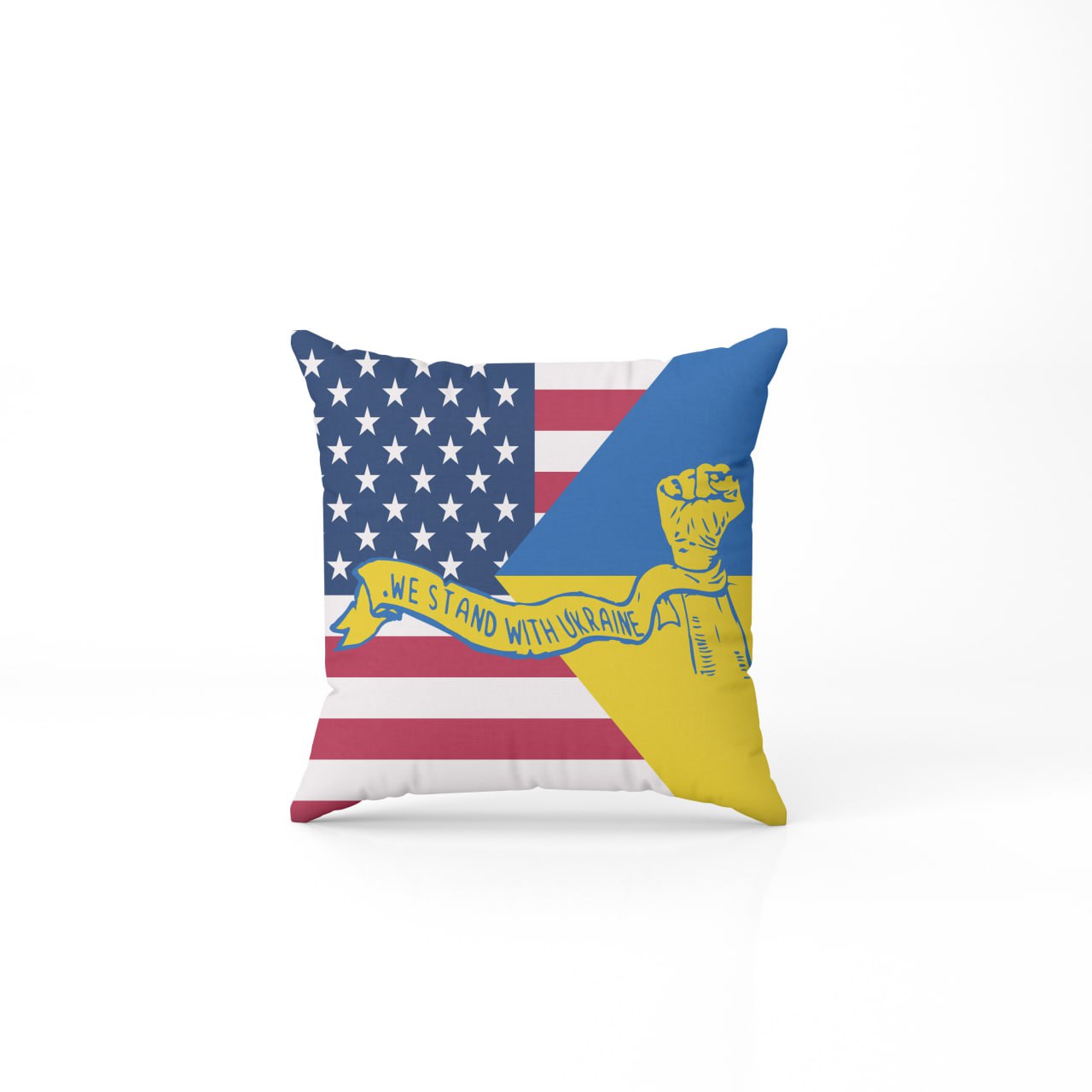 Pillow USA + Ukraine 40x40 cm
