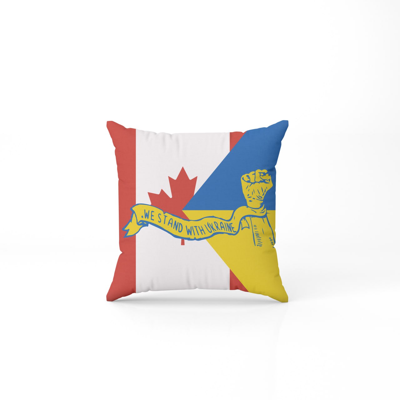 Pillow Сanada + Ukraine 40x40 cm