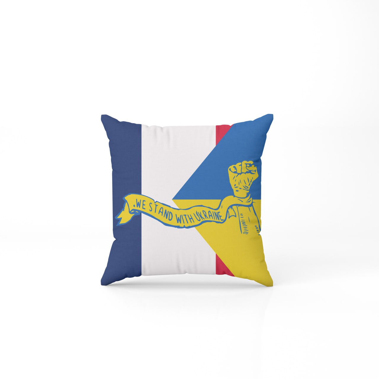 Pillow France + Ukraine 40x40 cm