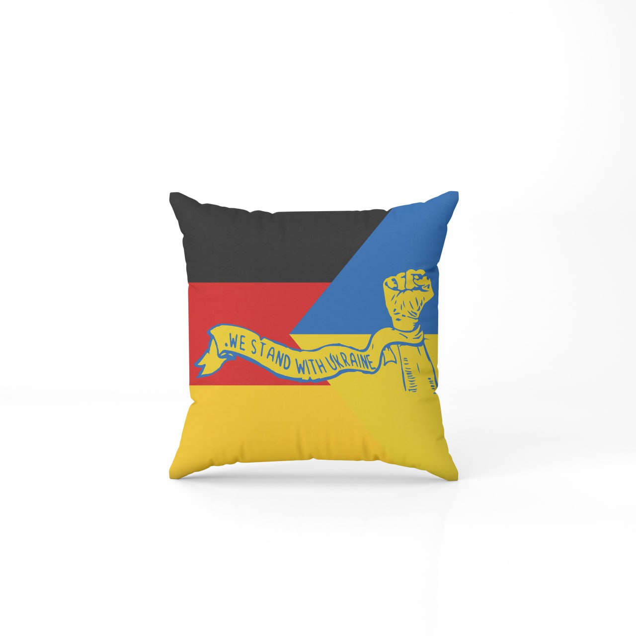 Pillow Germany + Ukraine 40x40 cm