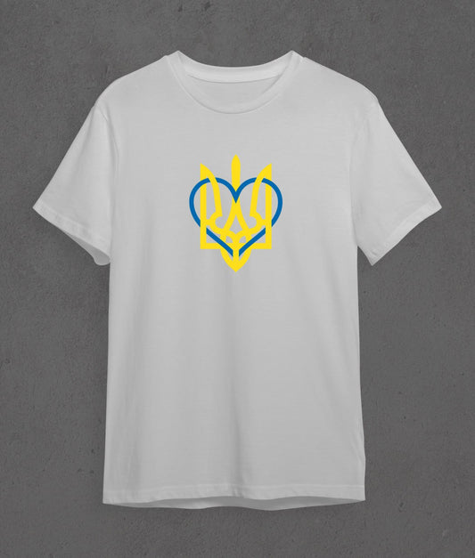 T-shirt Trident and heart