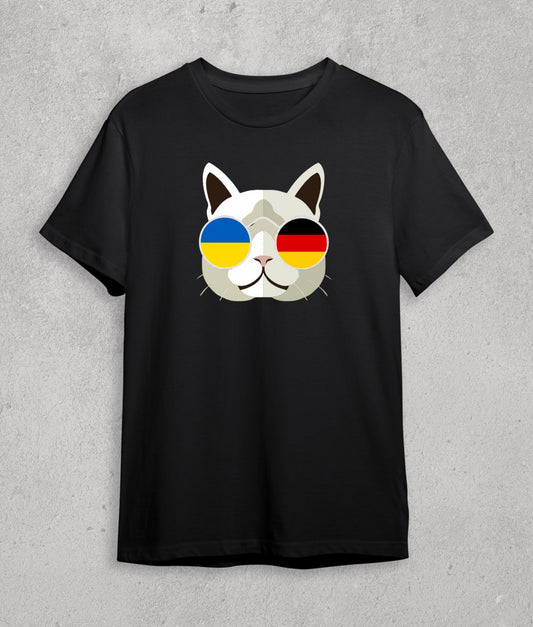 Футболка Україна + Німеччина (котик) 