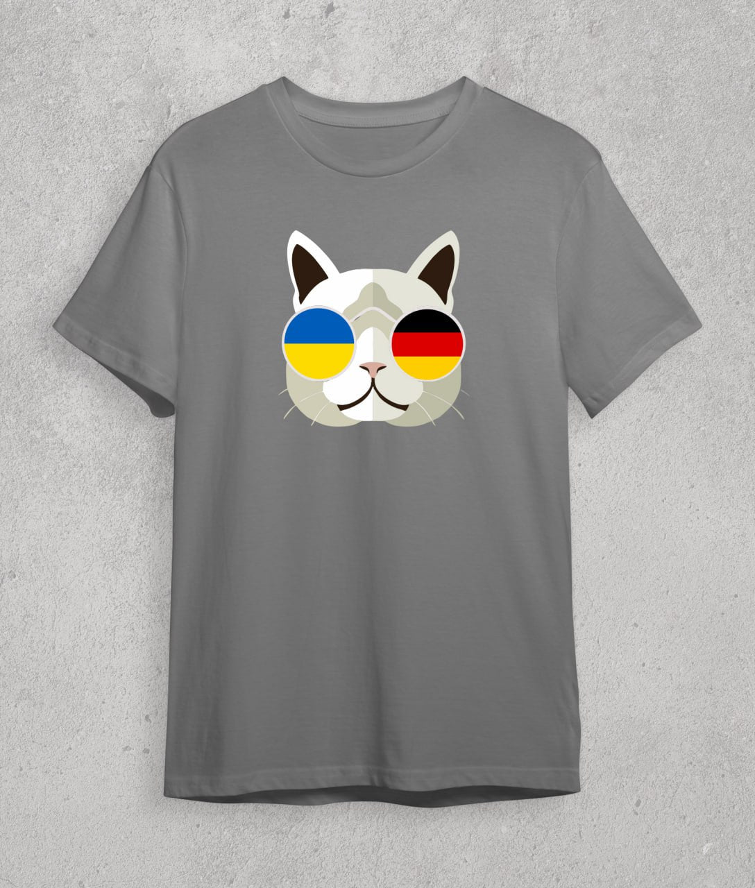 T-shirt UA + Germany (cat)