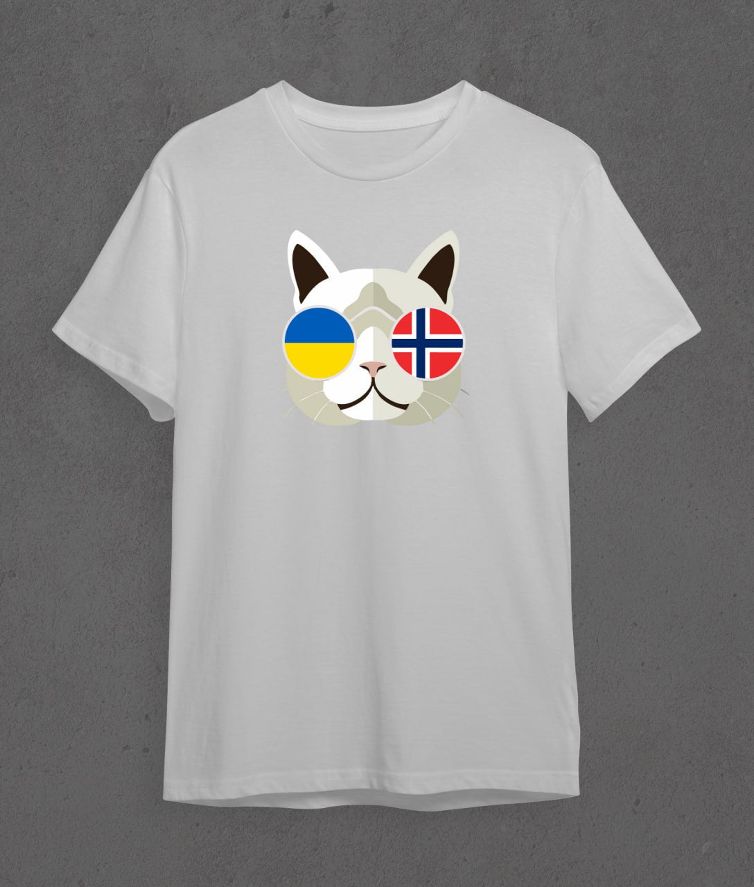 T-shirt UA + Norway (cat)
