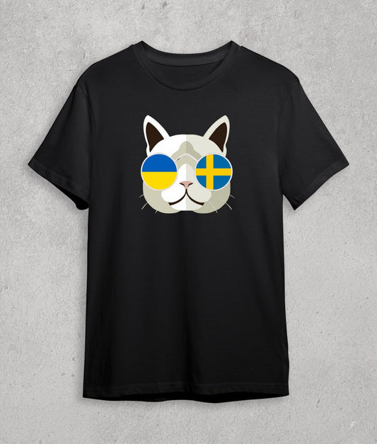 Футболка Україна + Швеція (котик) 