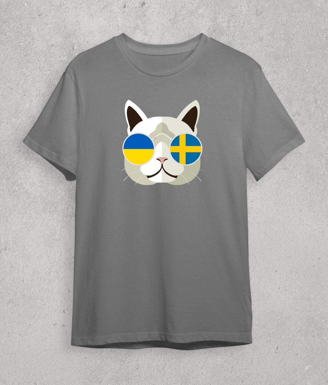 T-shirt UA + Sweden (cat)