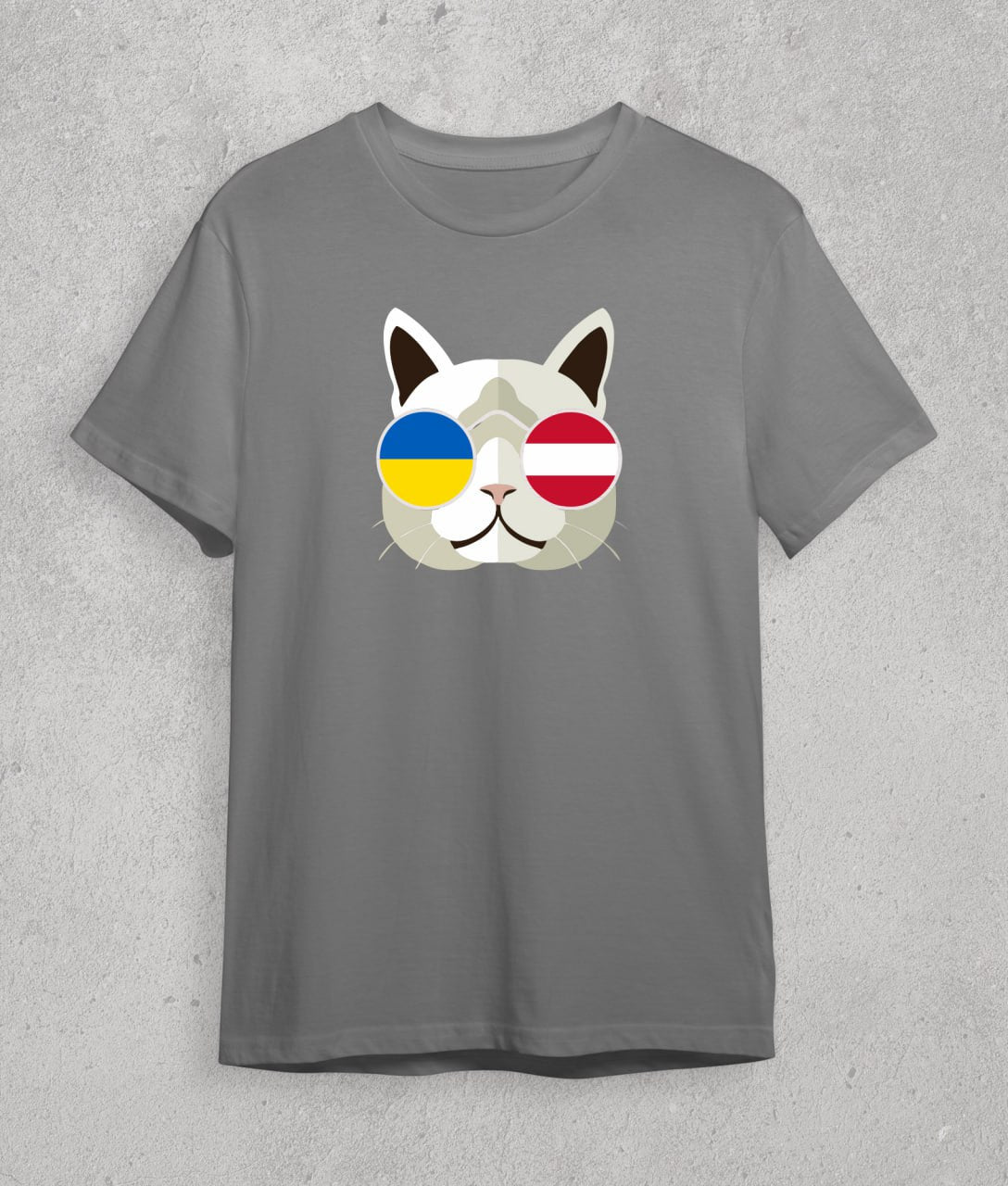 T-shirt UA + Austria (cat)