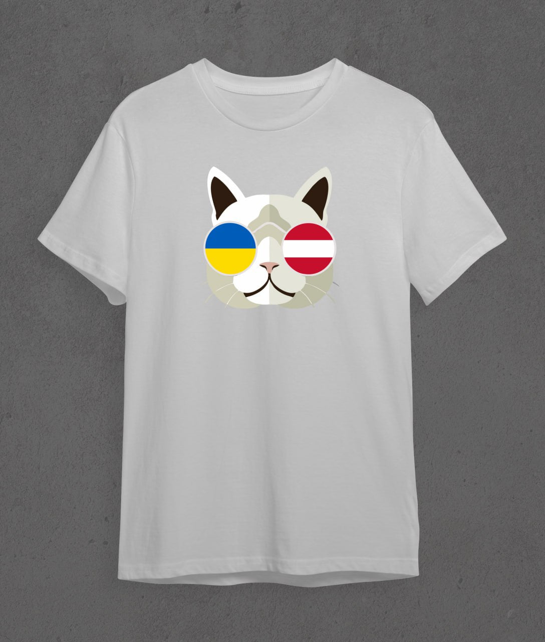 T-shirt UA + Austria (cat)