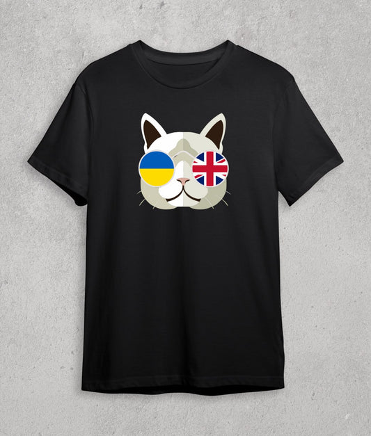 T-shirt UA + GB (cat)