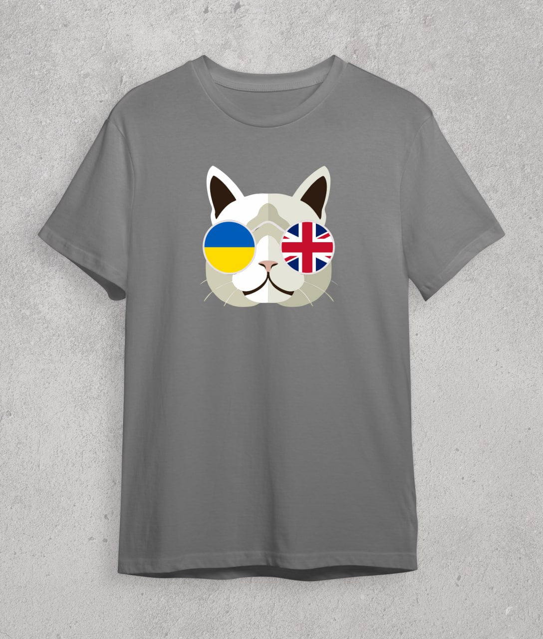 T-shirt UA + GB (cat)