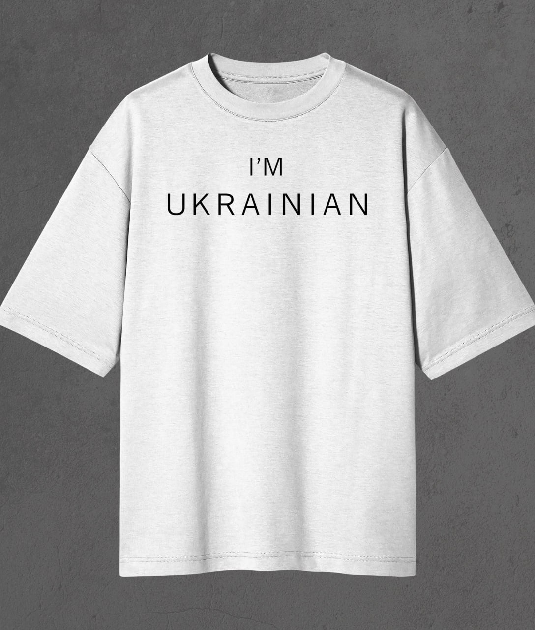 Oversize T-shirt I am Ukrainian