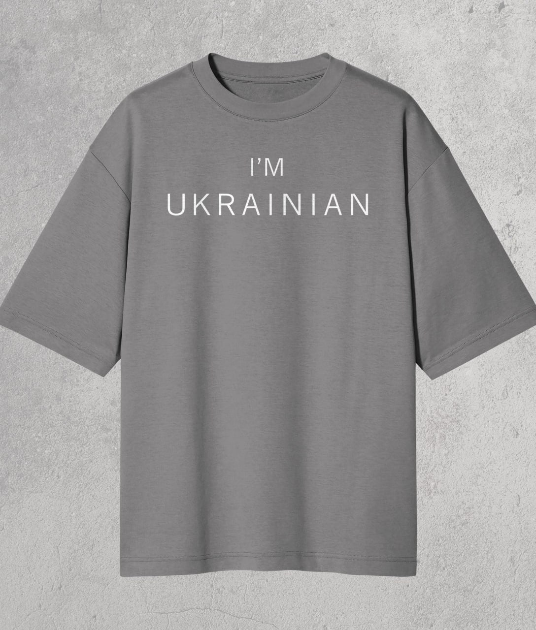 Oversize T-shirt I am Ukrainian