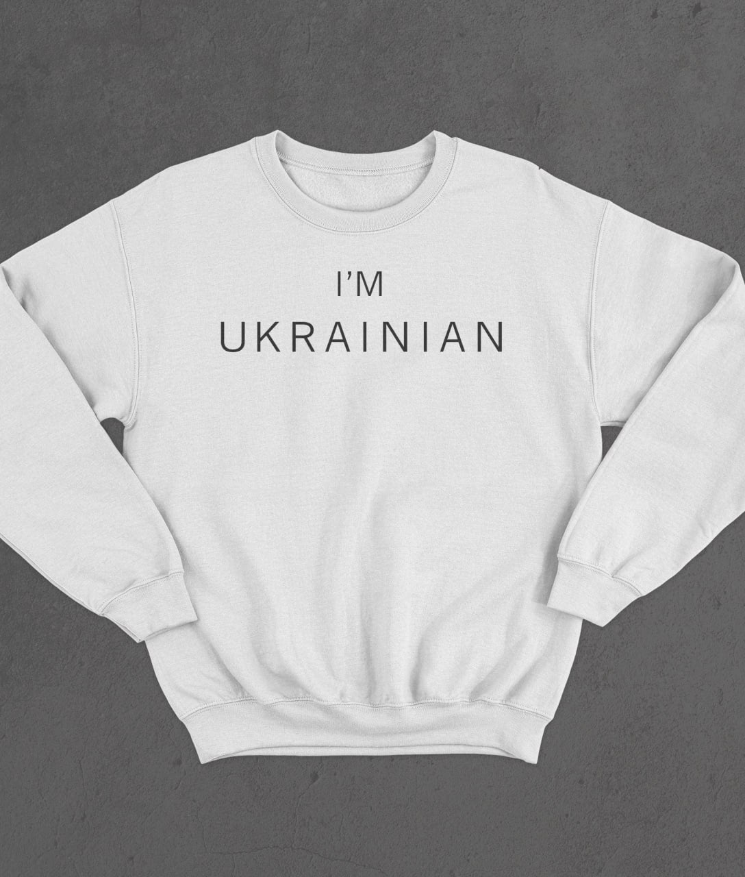 Oversize sweatshirt I am Ukrainian