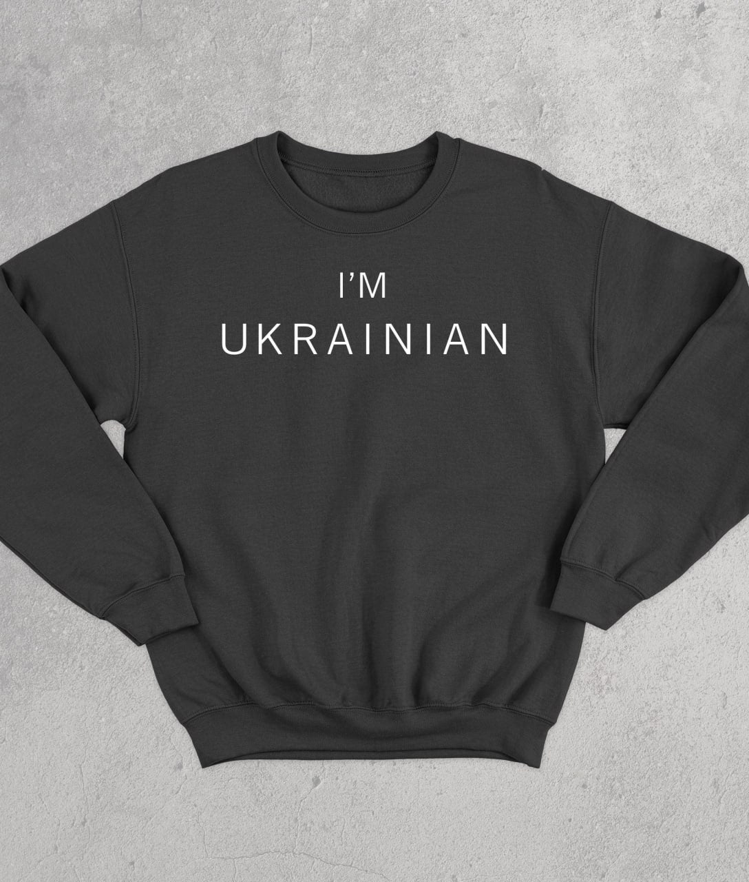 Oversize sweatshirt I am Ukrainian