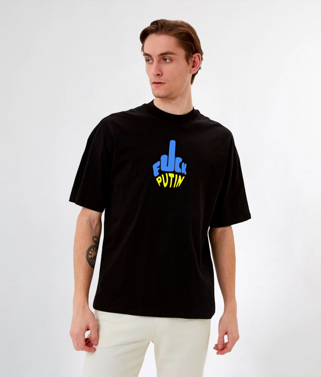 Oversize T-shirt Fuck putin