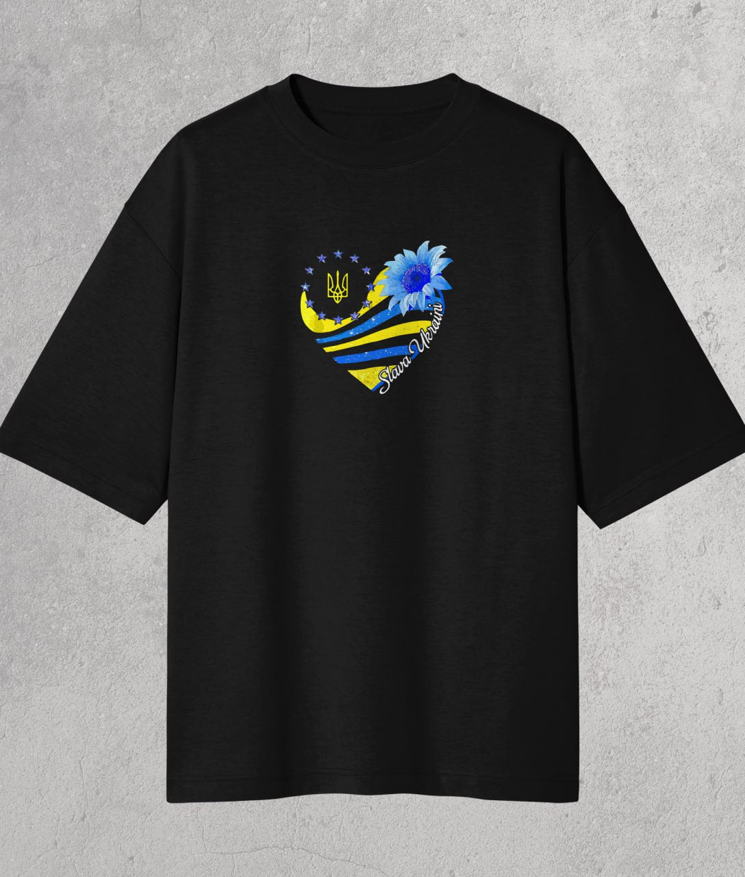 Oversize T-shirt Slava Ukraini 1