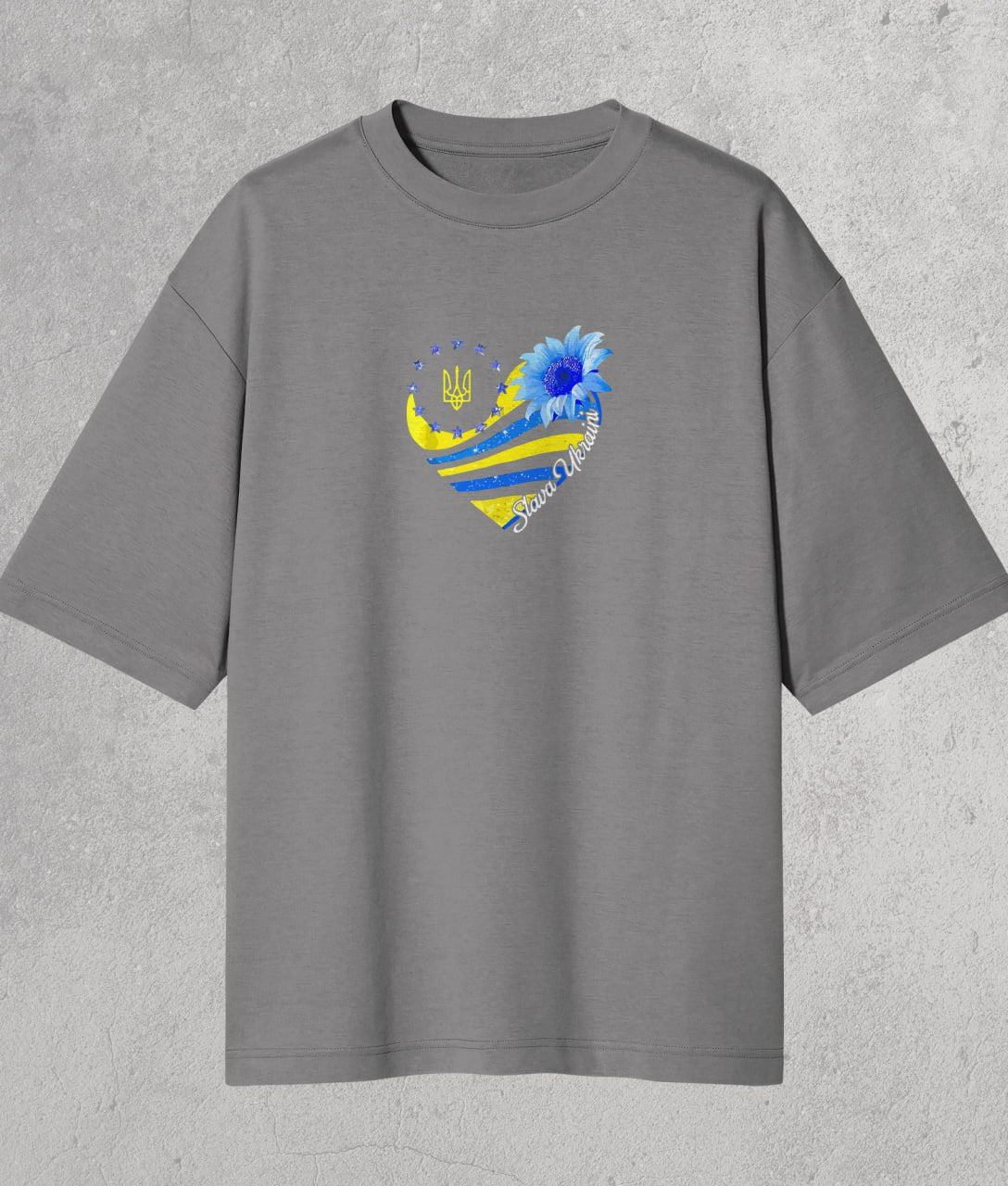 Oversize T-shirt Slava Ukraini 1