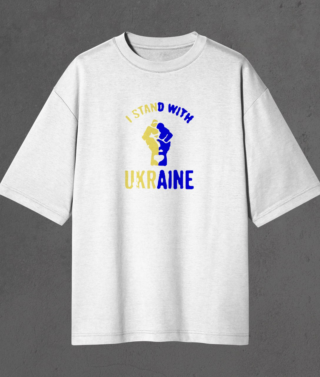 Oversize T-shirt I stand with Ukraine