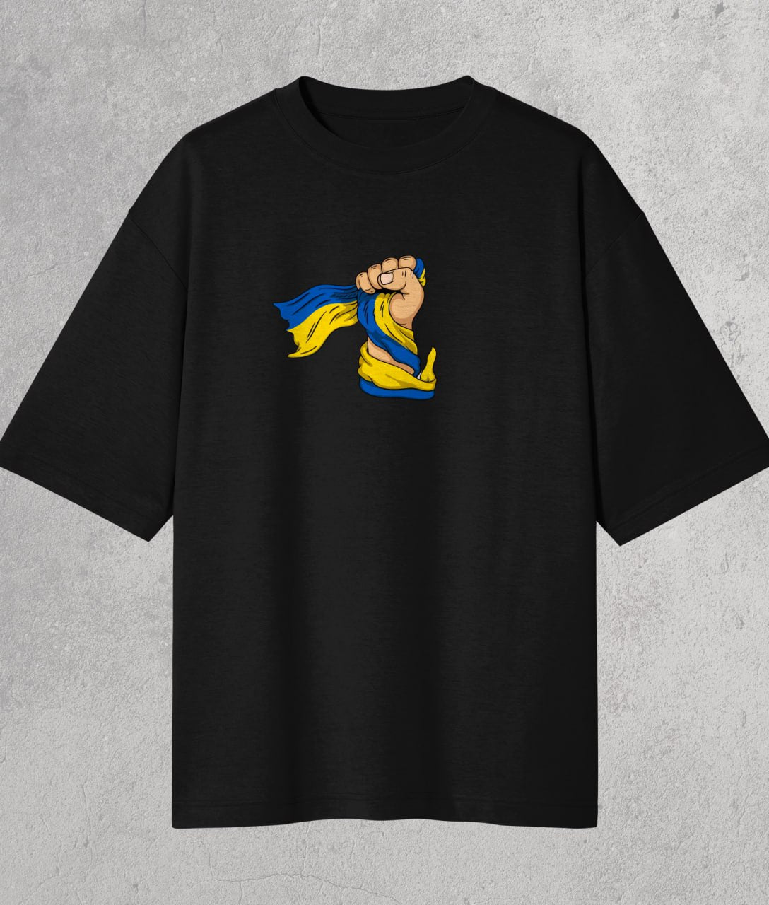 Oversize T-shirt Ukrainian fist