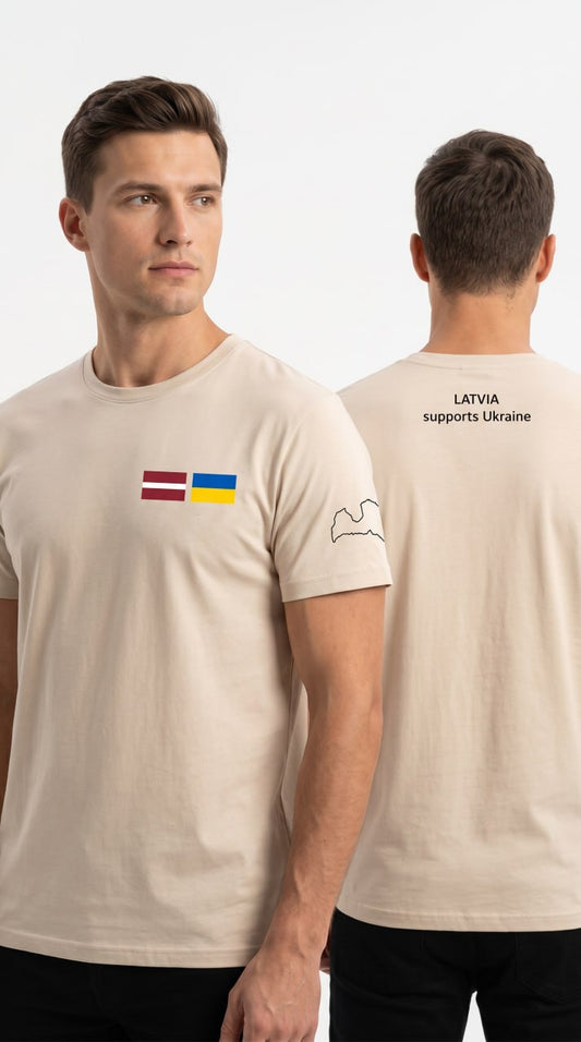 T-shirt Latvia support Ukraine