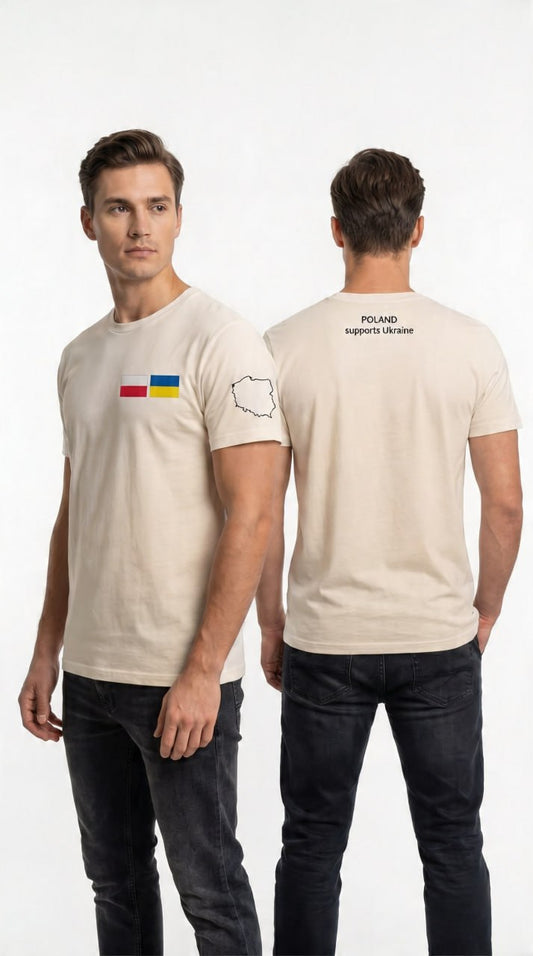 T-shirt Poland support Ukraine