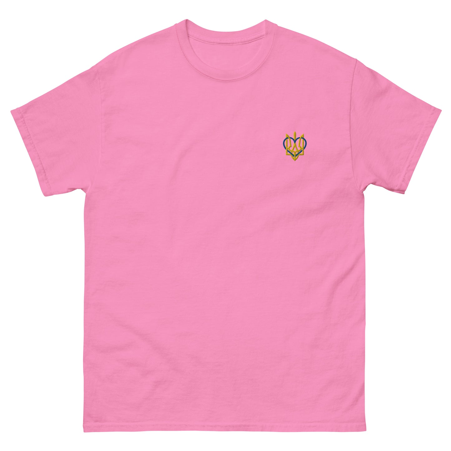 T-Shirt with Embroidery Heart on left