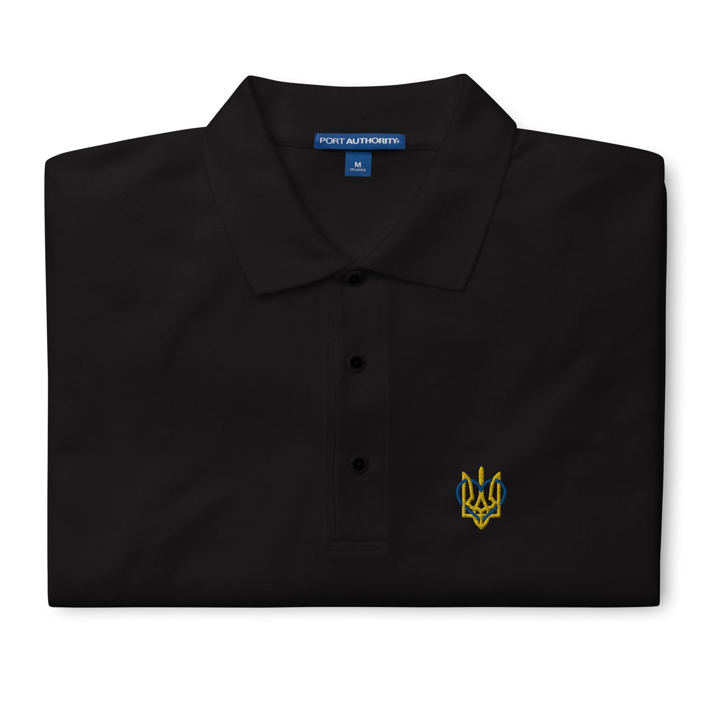 Polo with Embroidery Trident