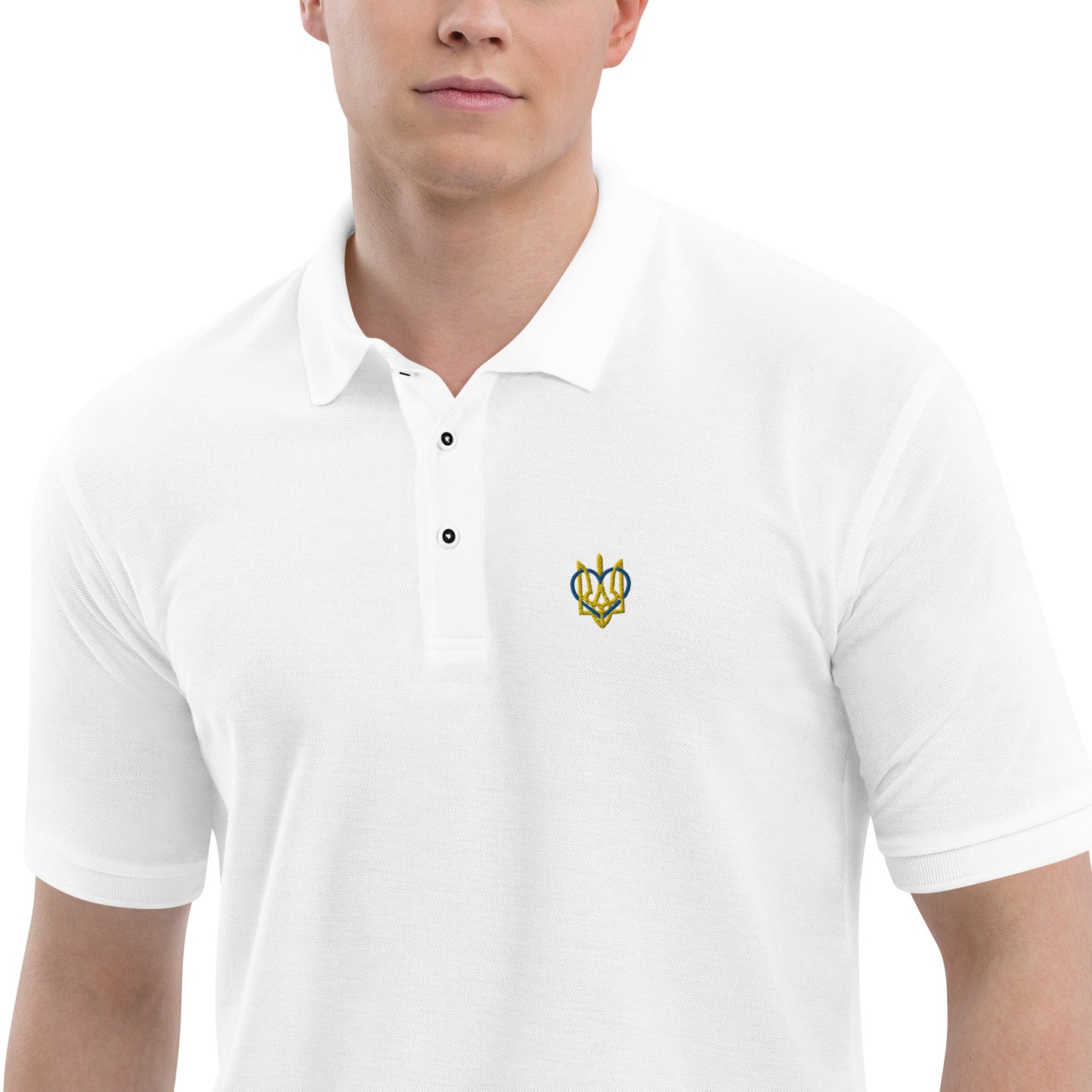 Polo with Embroidery Trident