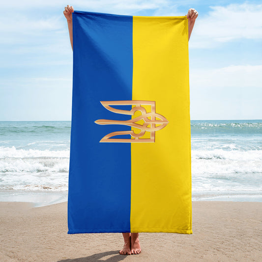 Beach Towel-flag Ukraine
