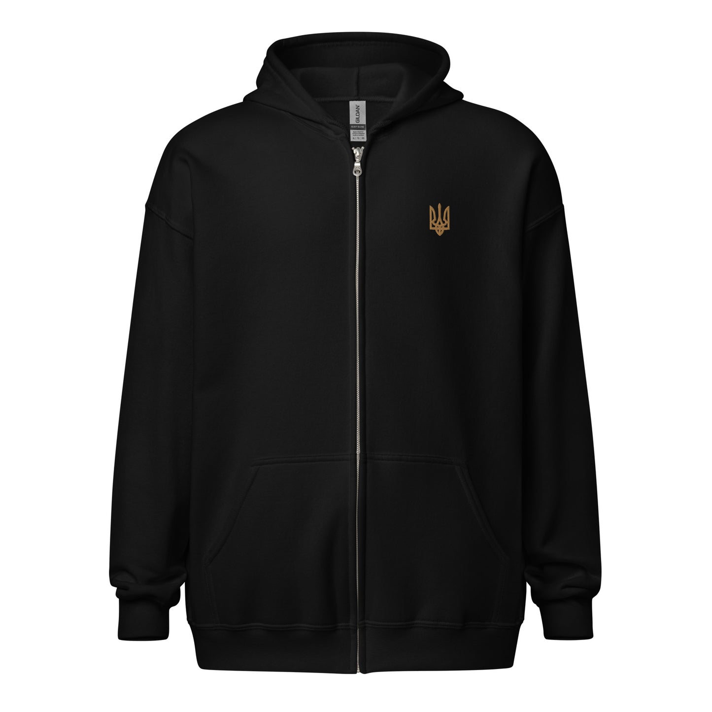 Unisex heavy blend zip hoodie with Trident