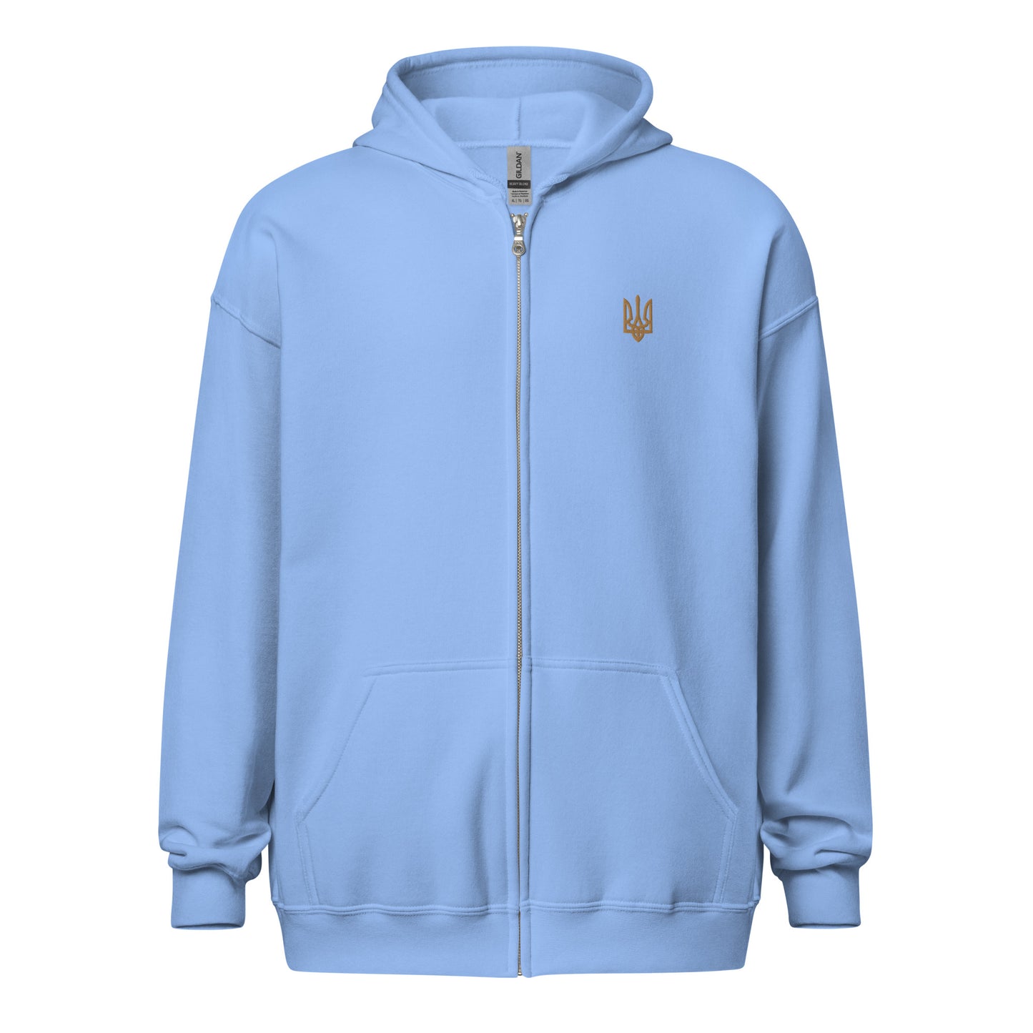 Unisex heavy blend zip hoodie with Trident