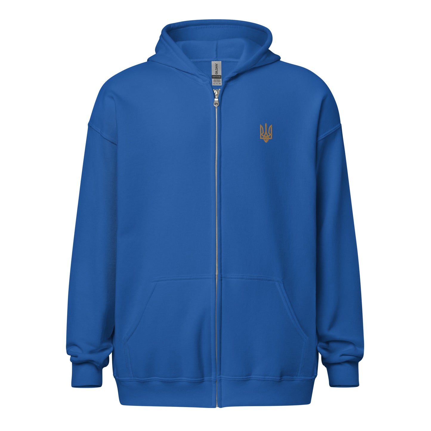 Unisex heavy blend zip hoodie with Trident