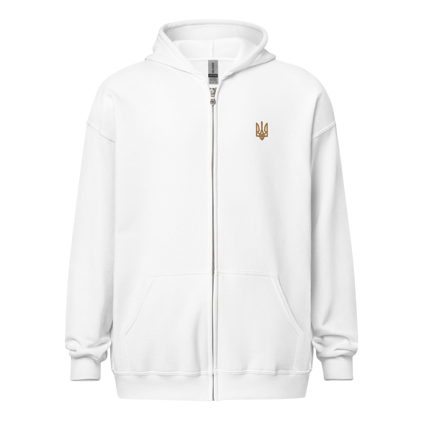 Unisex heavy blend zip hoodie with Trident