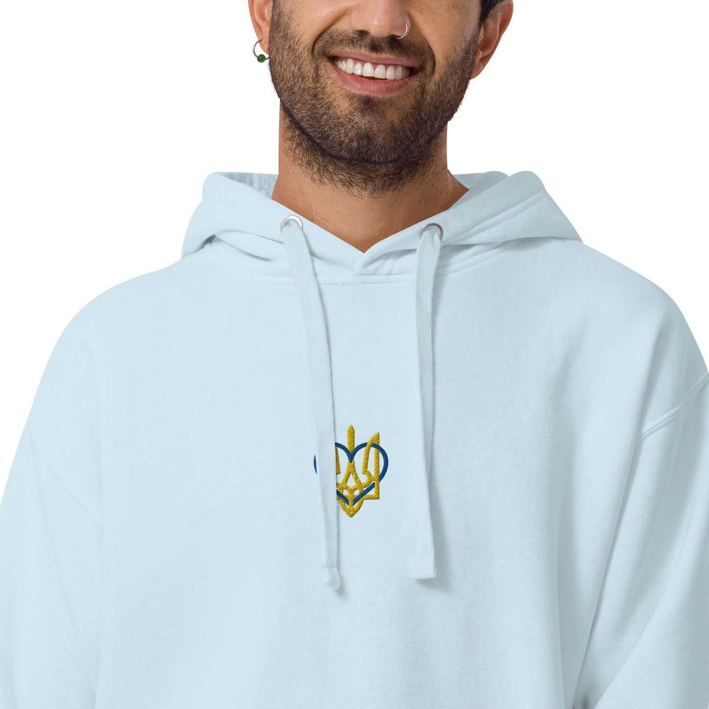 Hoodie with Embroidery Heart