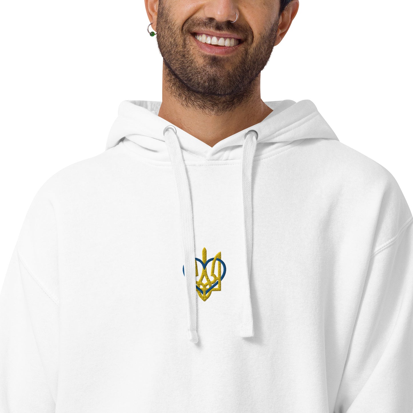 Hoodie with Embroidery Heart