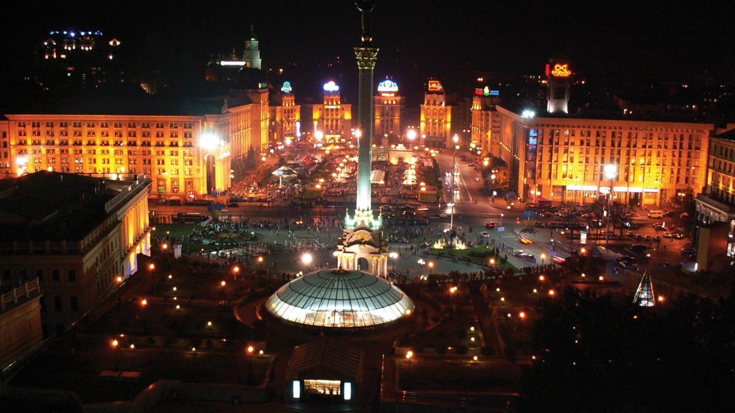 Пазл нічний Майдан у Києві
