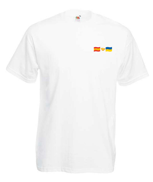 Футболка Іспанія + Україна (мале лого)
