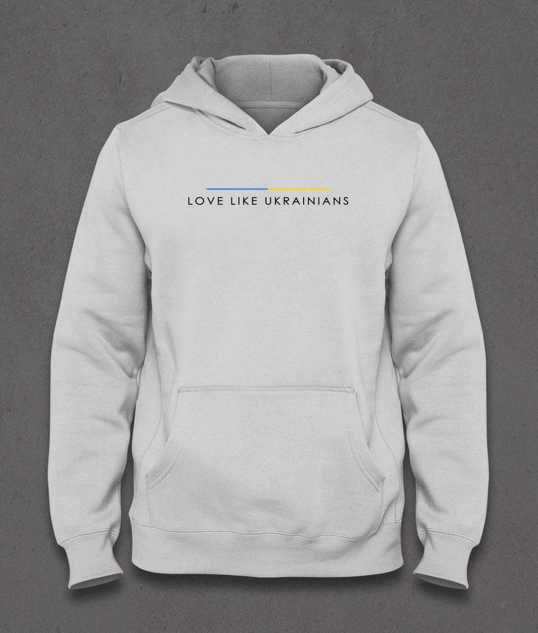 Casual hoodie Love like UKRAINIANS