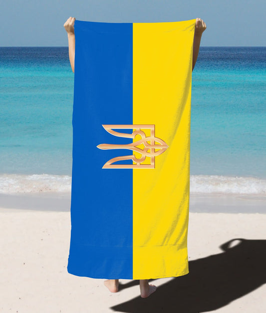 Beach Towel-flag Ukraine
