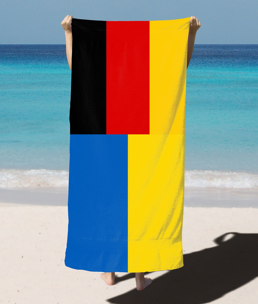 Towels flag of Ukraine + Germany