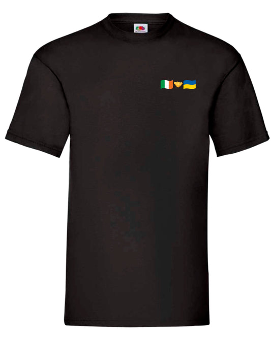 T-shirt Ireland + Ukraine (small logo)