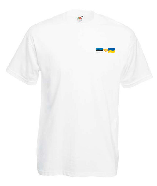 Футболка Естонія + Україна (мале лого)