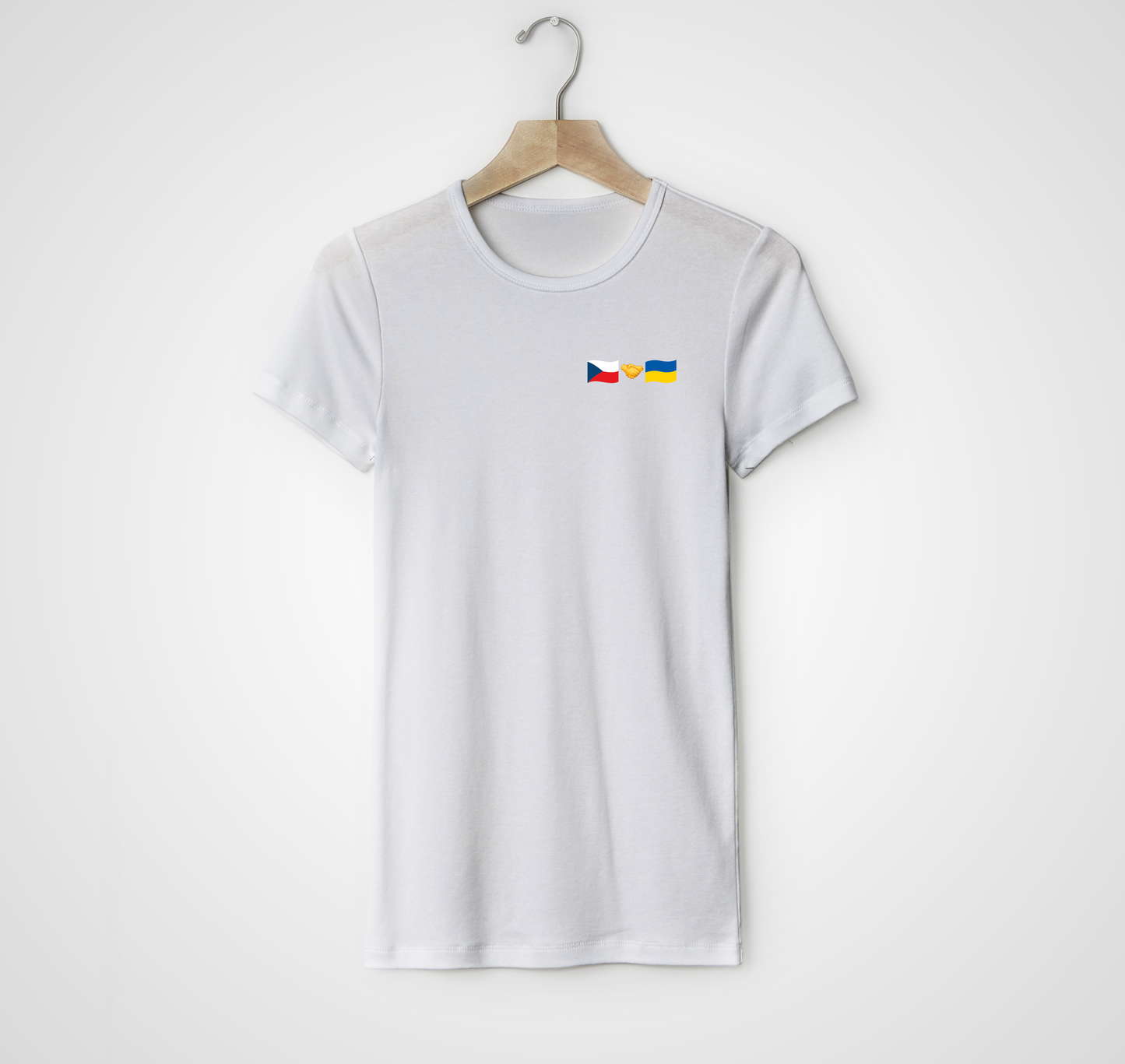 Т-shirt Czech + Ukraine (small logo)