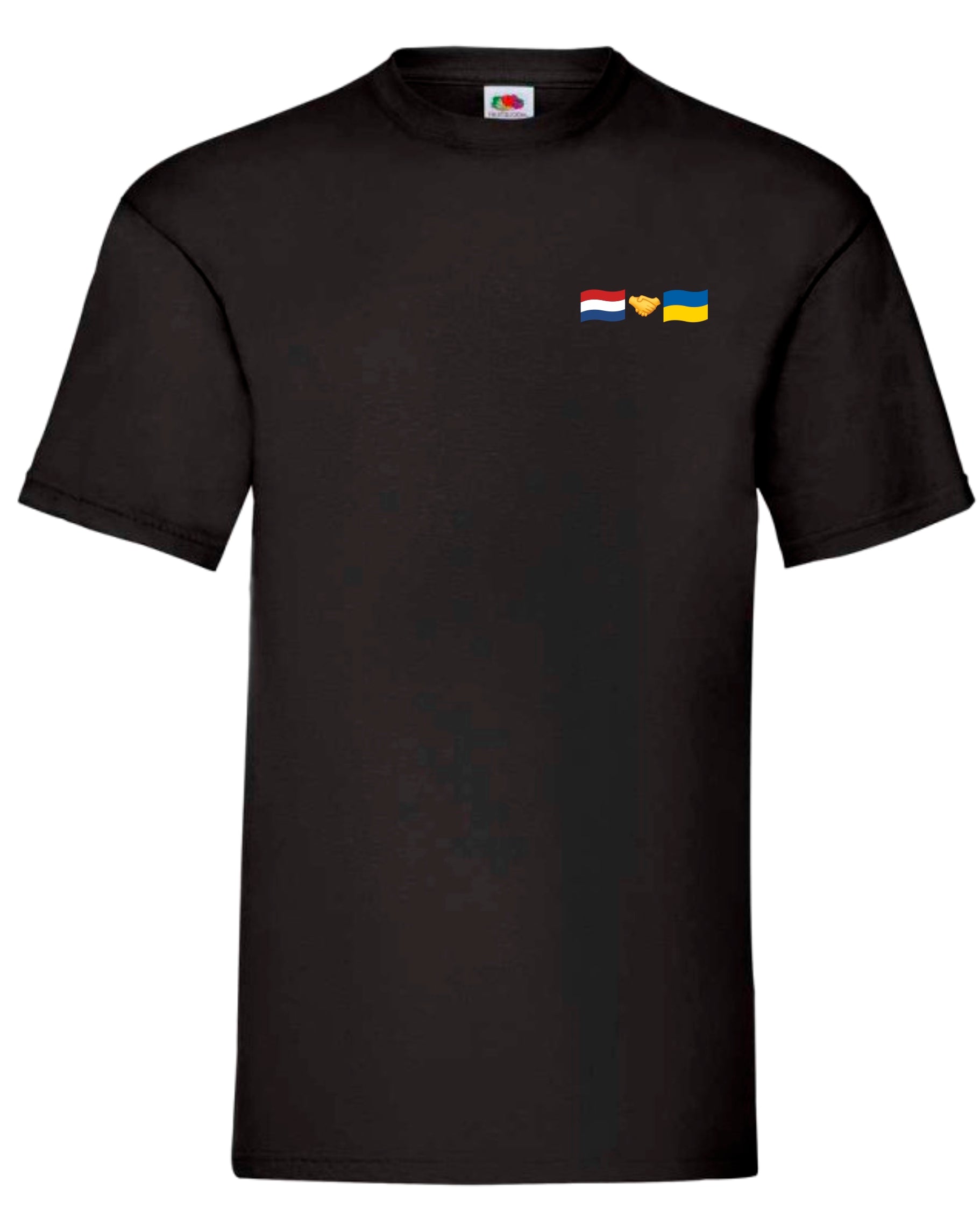 Lepni.me Men's Ukraine Flag T-Shirt - Ukrainian Heart Symbol Tee, European Sizes